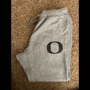 Nike Oregon Ducks Light Grey Fleece Joggers